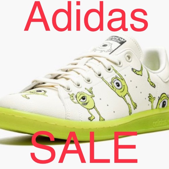 Adidas shoes Disney Monster Inc Adidas sneakers Sam Smith Adidas shoes whimsical - Picture 4 of 9